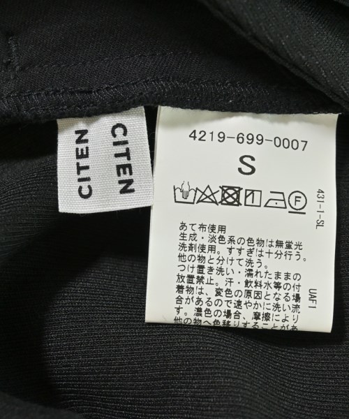 CITEN（シテン）ショートパンツ 黒 サイズ:S レディース/2200714291086