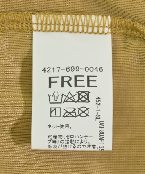 CITEN（シテン）タンクトップ 茶 サイズ:F レディース/2200715076064