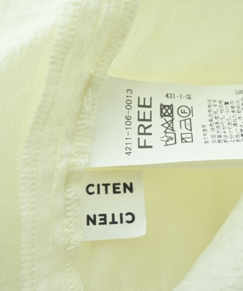 CITEN（シテン）ブラウス 白 サイズ:F レディース/2200637124157