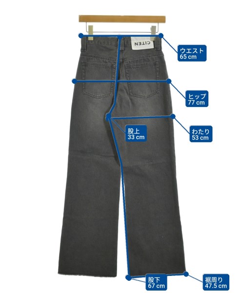 CITEN（シテン）デニムパンツ グレー サイズ:M レディース/2200653830056