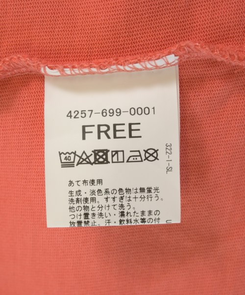 CITEN（シテン）Tシャツ・カットソー オレンジ サイズ:F メンズ/2200705137027