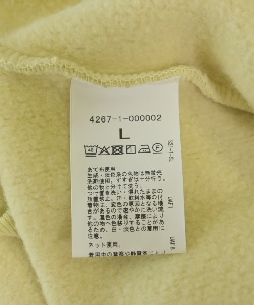 CITEN（シテン）スウェット 黄 サイズ:L メンズ/2200705261371