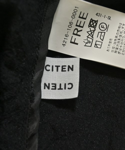 CITEN（シテン）カジュアルシャツ 黒 サイズ:F レディース/2200720090031