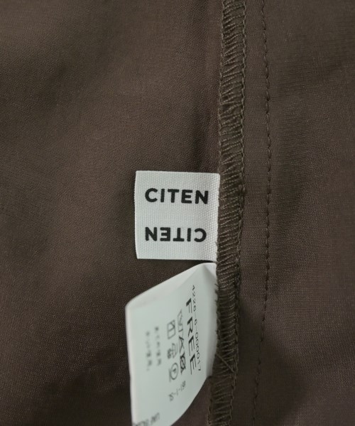CITEN（シテン）ワンピース 茶 サイズ:F レディース/2200719694226