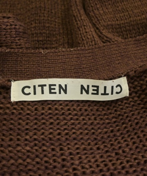CITEN（シテン）カーディガン 茶 サイズ:F レディース/2200724098033