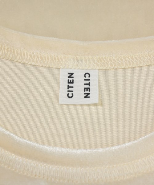 CITEN（シテン）Tシャツ・カットソー 黄 サイズ:F レディース/2200686499046