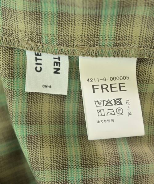 CITEN（シテン）カジュアルシャツ 茶 サイズ:F レディース/2200690032024