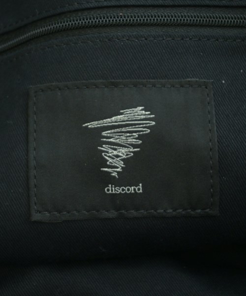 discord Yohji Yamamoto（ディスコードヨウジヤマモト）トートバッグ 黒 サイズ:- レディース/2200633034733