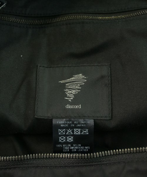 discord Yohji Yamamoto（ディスコードヨウジヤマモト）ショルダーバッグ 黒 サイズ:- メンズ/2200633036041