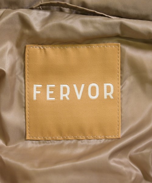 FERVOR（フェーバー）ダウンコート ベージュ サイズ:40(M位) レディース/2200717048052