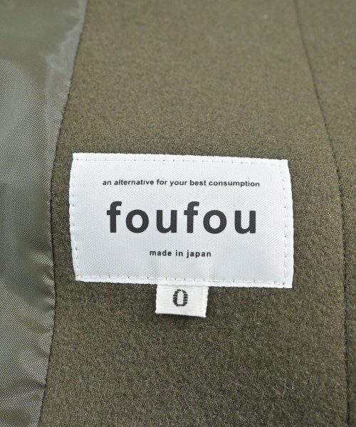 foufou（フーフー）カジュアルシャツ カーキ サイズ:0(XS位) レディース/2200628277015