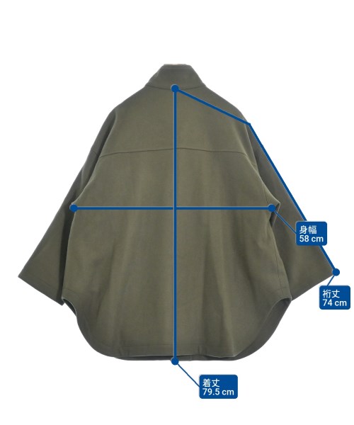 foufou（フーフー）カジュアルシャツ カーキ サイズ:0(XS位) レディース/2200628277015