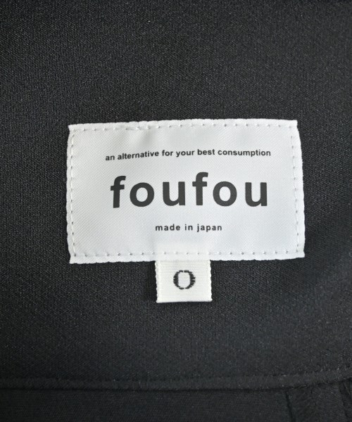 foufou（フーフー）ワンピース 黒 サイズ:0(XS位) レディース/2200628277060
