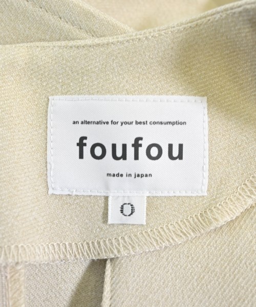 foufou（フーフー）ワンピース ベージュ サイズ:0(XS位) レディース/2200628277077