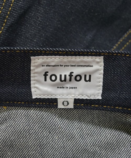 foufou（フーフー）デニムパンツ 紺 サイズ:0(XS位) レディース/2200670076086