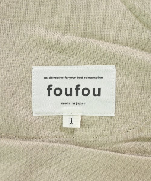 foufou（フーフー）チノパン ベージュ サイズ:1(S位) レディース/2200675955027