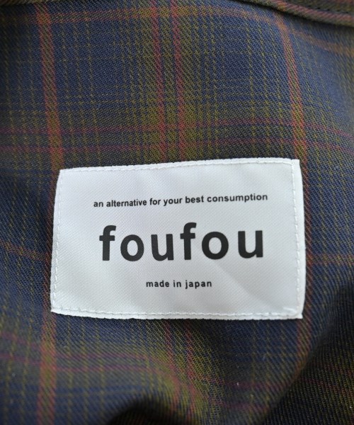 foufou（フーフー）ブラウス 紺 サイズ:F レディース/2200693898085