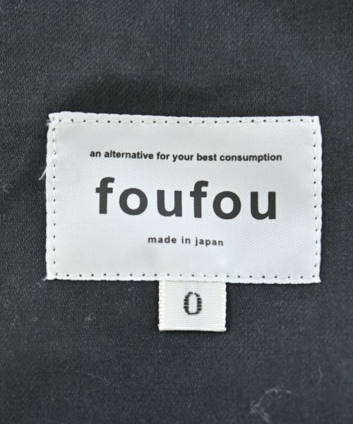 foufou（フーフー）スラックス 黒 サイズ:0(XS位) レディース/2200693898108