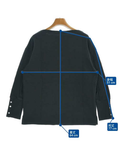 foufou（フーフー）Tシャツ・カットソー 黒 サイズ:F レディース/2200694334070