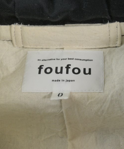 foufou（フーフー）ダッフルコート 黒 サイズ:0(XS位) レディース/2200656968015