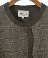 foufou（フーフー）ノーカラージャケット 茶 サイズ:0(XS位) レディース/2200656968084