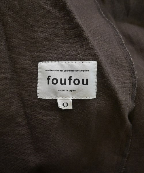 foufou（フーフー）ワンピース 茶 サイズ:0(XS位) レディース/2200656968121