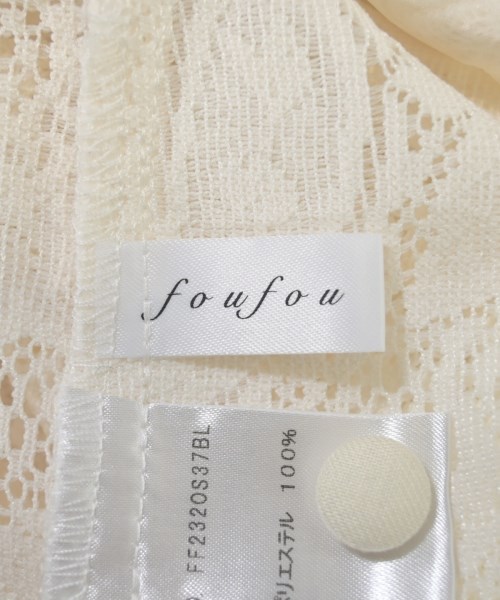 foufou（フーフー）カジュアルシャツ 白 サイズ:F レディース/2200659495020