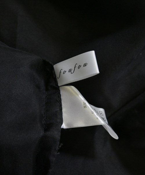 foufou（フーフー）ブラウス 黒 サイズ:F レディース/2200659495082