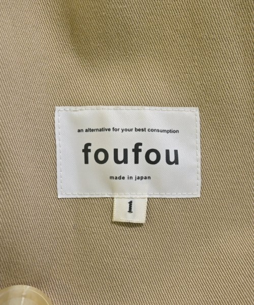 foufou（フーフー）トレンチコート ベージュ サイズ:1(S位) レディース/2200641210013