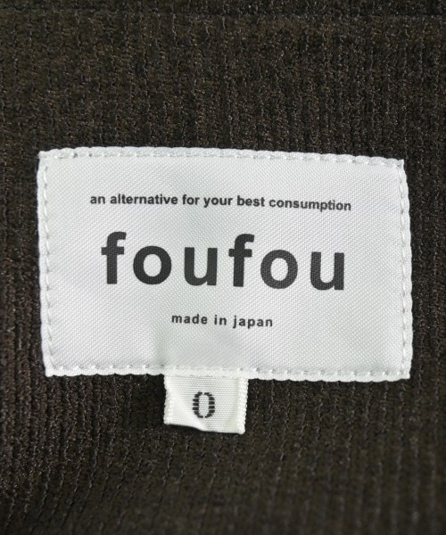 foufou（フーフー）ワンピース 茶 サイズ:0(XS位) レディース/2200643785137