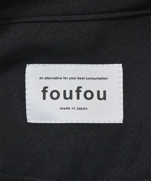 foufou（フーフー）ブラウス 黒 サイズ:F レディース/2200668057035