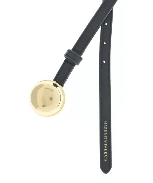 HARUNOBUMURATA（ハルノブムラタ）ベルト 黒 サイズ:- レディース/2200633079628