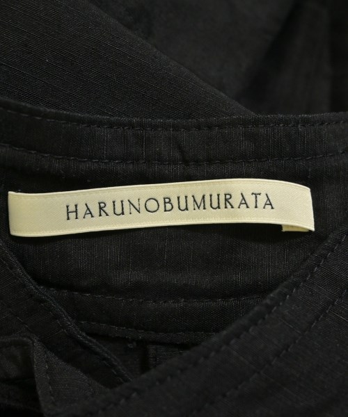 HARUNOBUMURATA（ハルノブムラタ）ブラウス 黒 サイズ:36(S位) レディース/2200650936119