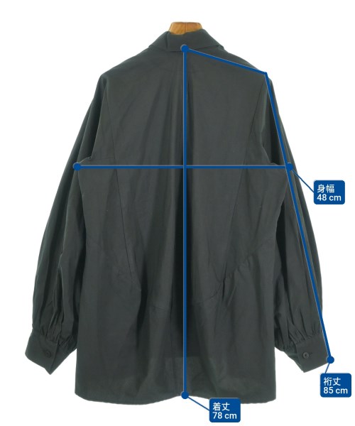 HARUNOBUMURATA（ハルノブムラタ）ブラウス 黒 サイズ:36(S位) レディース/2200648470052