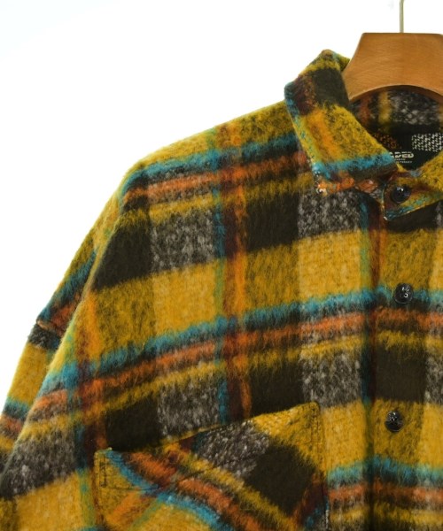 JADED LONDON（ジェイデッドロンドン）カジュアルシャツ 黄 サイズ:S メンズ/2200661324073