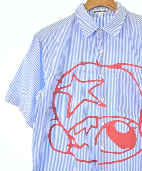 JADED LONDON（ジェイデッドロンドン）カジュアルシャツ 青 サイズ:S メンズ/2200671129156