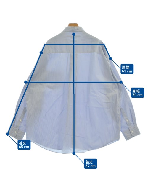 Journal Standard TRISECT2（ジャーナルスタンダードトライセクト2）カジュアルシャツ 青 サイズ:L メンズ/2200632546145