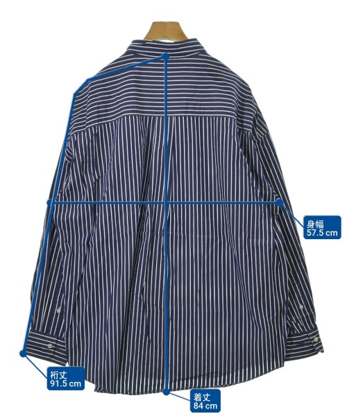 Journal Standard TRISECT2（ジャーナルスタンダードトライセクト2）カジュアルシャツ 紺 サイズ:L メンズ/2200664482022