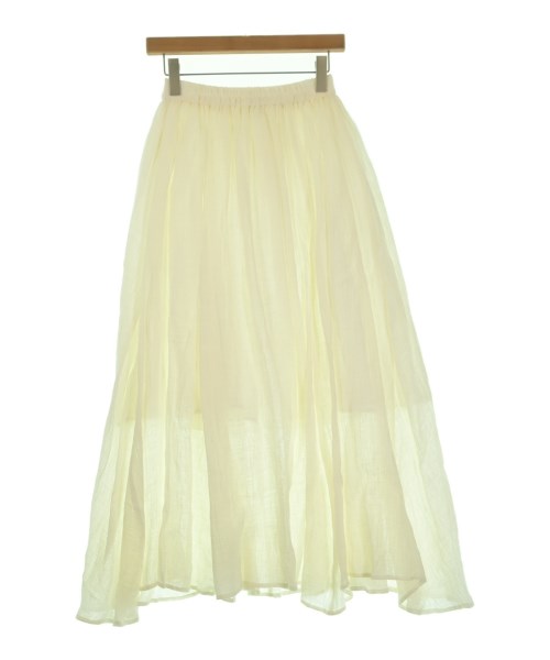 Le Jardin Ouvert(ルジャルダンウヴェール)ロング・マキシ丈スカート 白 サイズ:36(S位)/2200644976046