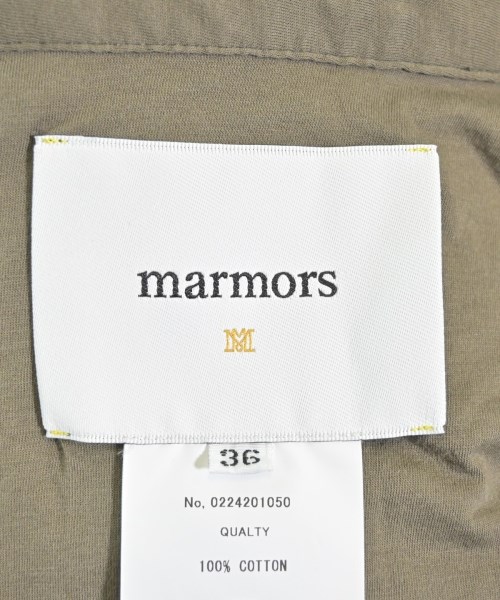 marmors（マルモア）カジュアルシャツ カーキ サイズ:36(S位) レディース/2200632172085