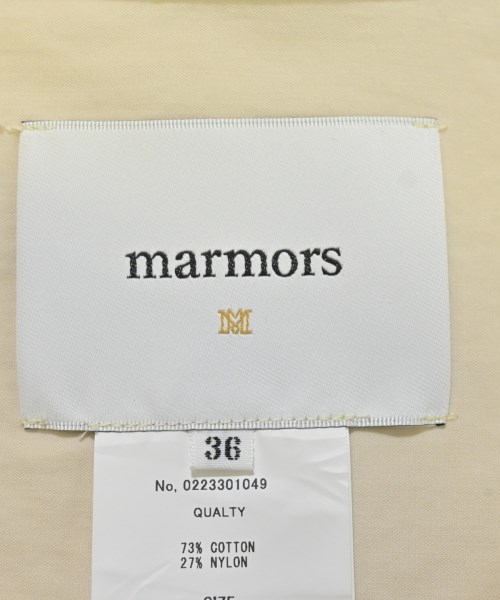 marmors（マルモア）カジュアルシャツ ベージュ サイズ:36(S位) レディース/2200640623036
