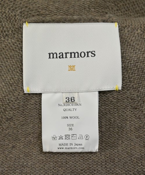 marmors（マルモア）カーディガン 茶 サイズ:36(S位) レディース/2200665031069