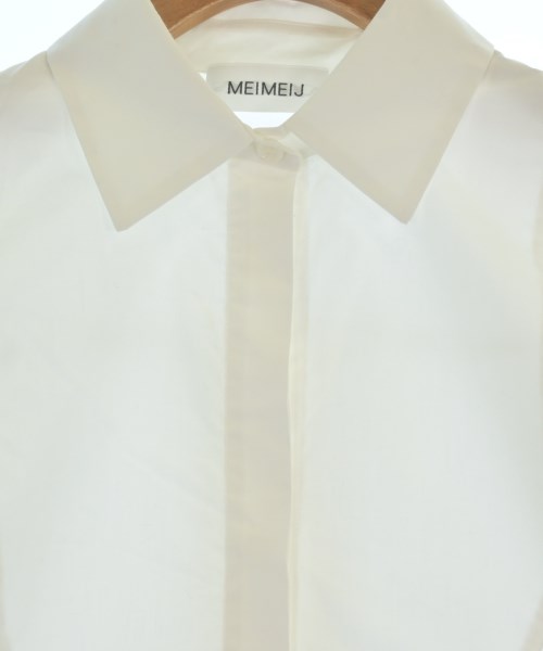 MEIMEIJ（メイメイジェイ）カジュアルシャツ 白 サイズ:36(XS位) レディース/2200662948087