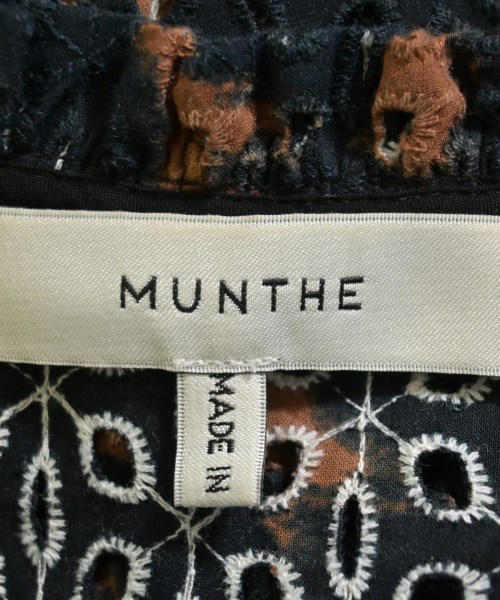 MUNTHE（ムンテ）ワンピース 黒 サイズ:36(S位) レディース/2200696551017