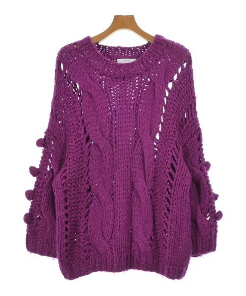 OSKER(オスカー)ニット・セーター 紫 サイズ:S/M/2200645992045