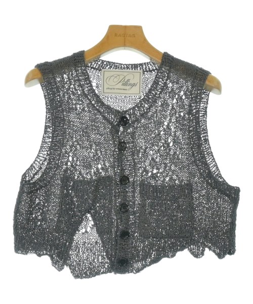 pillings(ピリングス)ベスト/ノースリーブ グレー サイズ:-(M位)/2200678986295