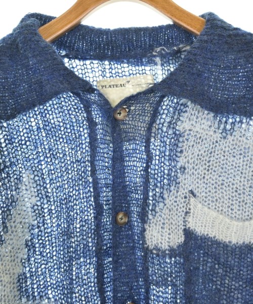 PLATEAU STUDIO（プラテールスタジオ）カーディガン 青 サイズ:2(M位) メンズ/2200622383088