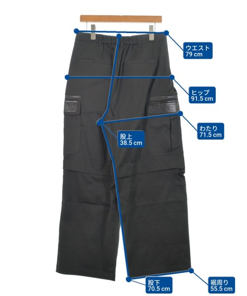 PLATEAU STUDIO（プラテールスタジオ）カーゴパンツ 黒 サイズ:2(M位) メンズ/2200558099107