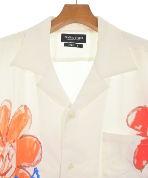 PLATEAU STUDIO（プラテールスタジオ）カジュアルシャツ 白 サイズ:1(S位) メンズ/2200558099121