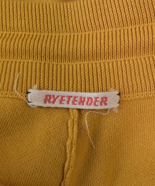 RYE TENDER（ライテンダー）ショートパンツ 黄 サイズ:0(XS位) レディース/2200626674045